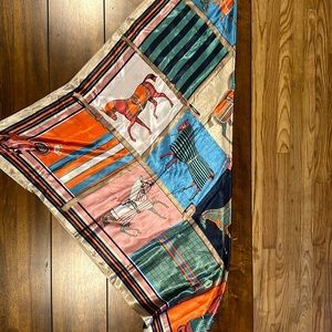 Large horse print scarf